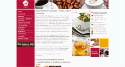 Desktop Screenshot of caferozmberskypalac.cz